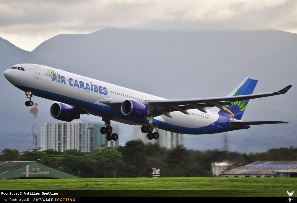 F-GOTO · Airbus A330-300, Air Caraïbes, Pointe-à-Pitre – Maryse Condé