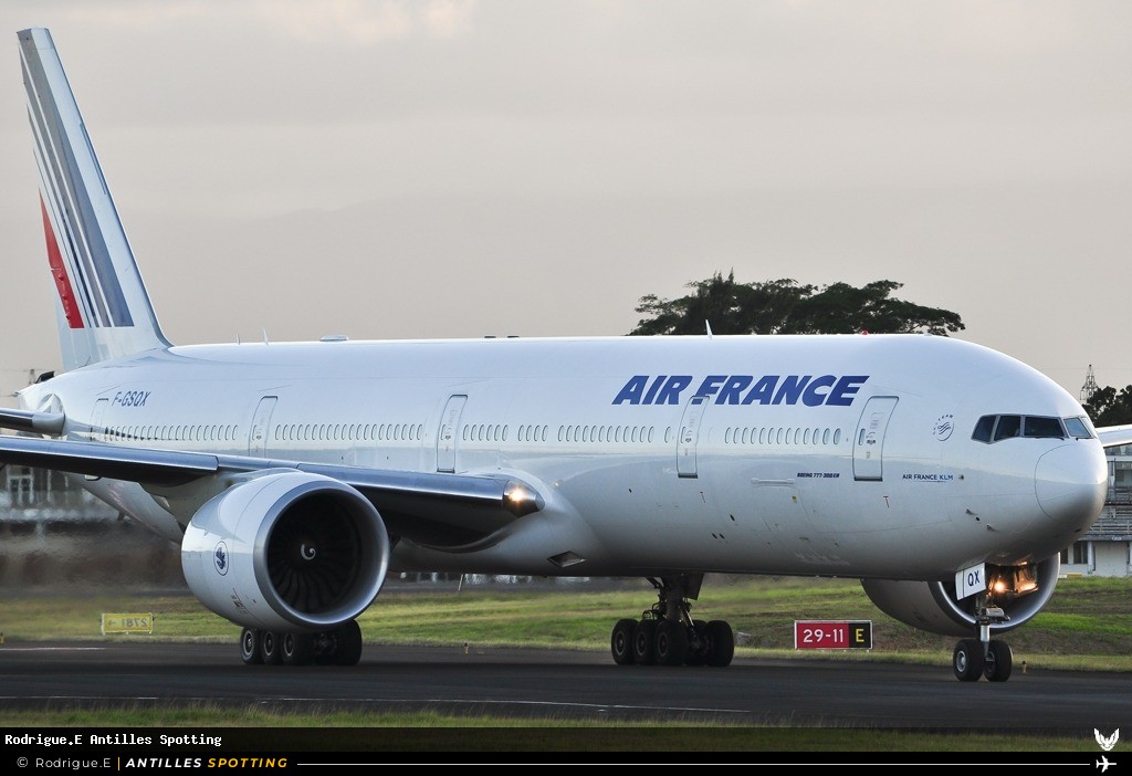 F-GSQX · Boeing 777-300ER, Air France, Pointe-à-Pitre – Maryse Condé