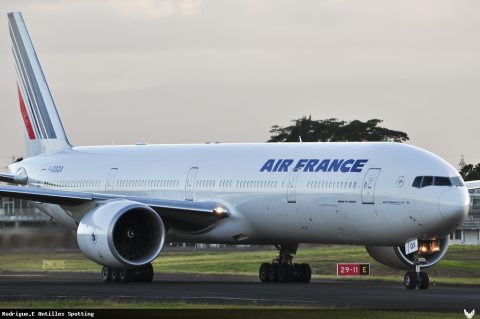 F-GSQX · Boeing 777-300ER, Pointe-à-Pitre – Maryse Condé