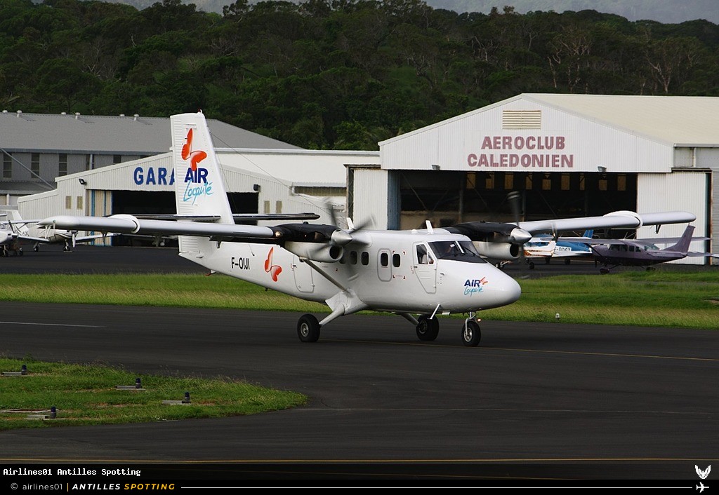 F-OIJI · De Havilland Canada DHC-6 Twin Otter, Air Loyauté, Nouméa Magenta