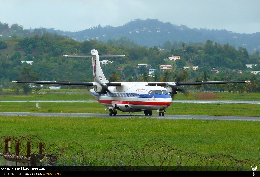N429AT · ATR 72-200, American Eagle, Martinique – Aimé Césaire