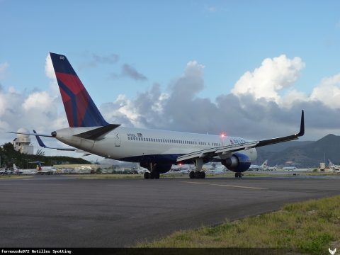 N658DL · Boeing 757-200, Sint Maarten – Princess Juliana