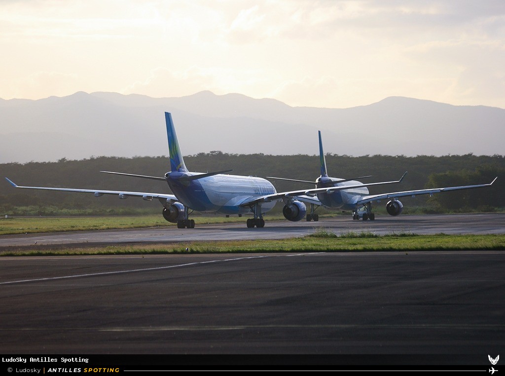F-OONE · Airbus A330-300, Air Caraïbes, Pointe-à-Pitre – Maryse Condé