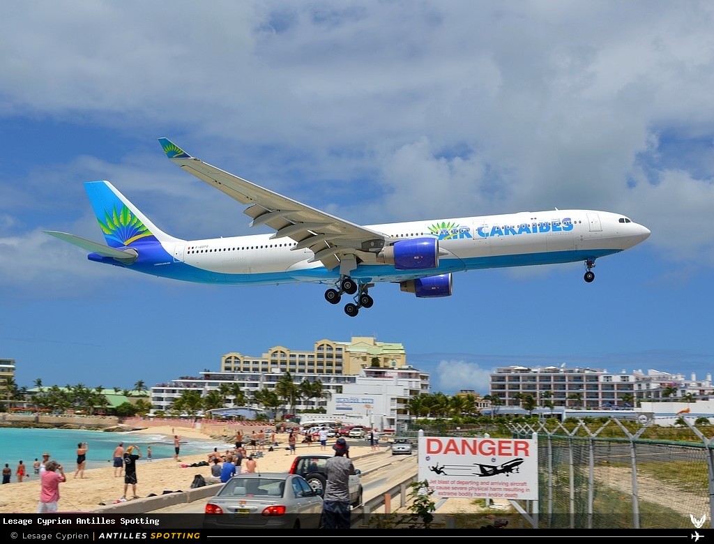 F-GOTO · Airbus A330-300, Air Caraïbes, Sint Maarten – Princess Juliana