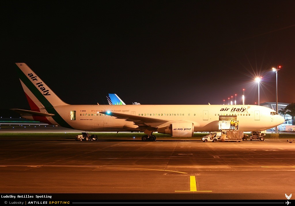 I-AIGG · Boeing 767-300, Air Italy, Pointe-à-Pitre – Maryse Condé
