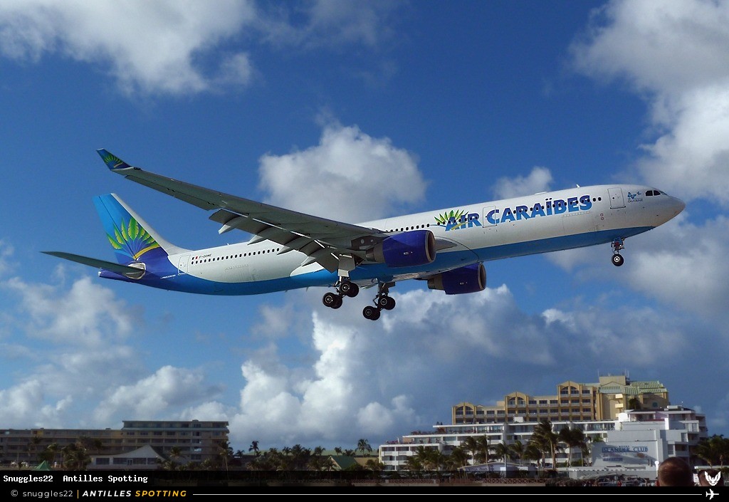 F-OONE · Airbus A330-300, Air Caraïbes, Sint Maarten – Princess Juliana
