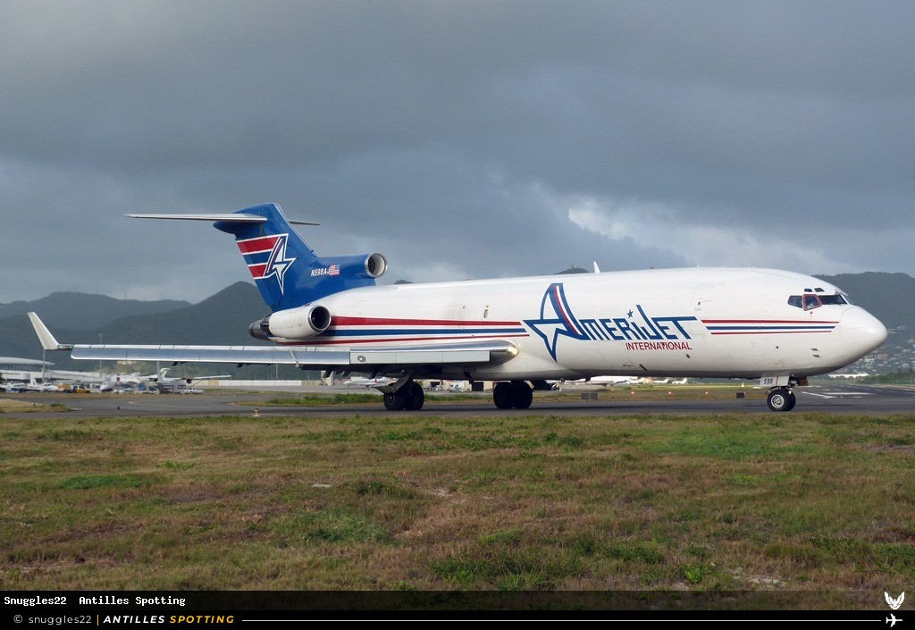 N598AJ · Boeing 727-200, Amerijet International, Sint Maarten – Princess Juliana