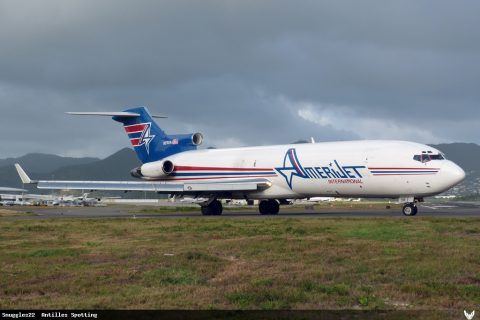 N598AJ · Boeing 727-200, Sint Maarten – Princess Juliana