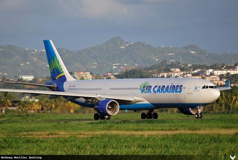 F-OONE · Airbus A330-300, Martinique – Aimé Césaire