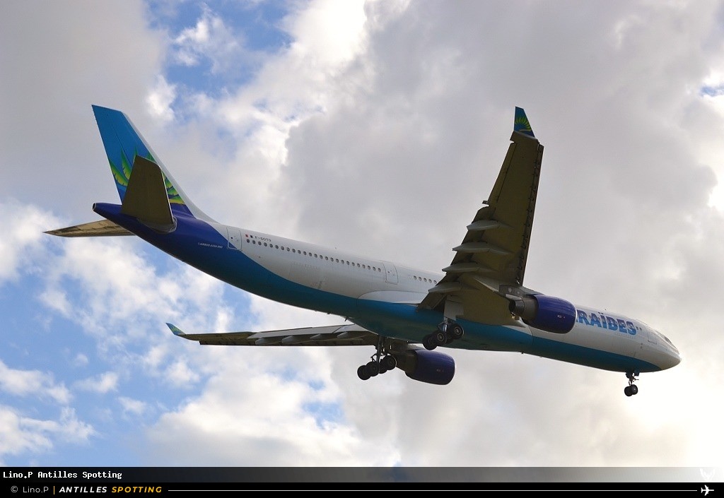 F-GOTO · Airbus A330-300, Air Caraïbes, Pointe-à-Pitre – Maryse Condé