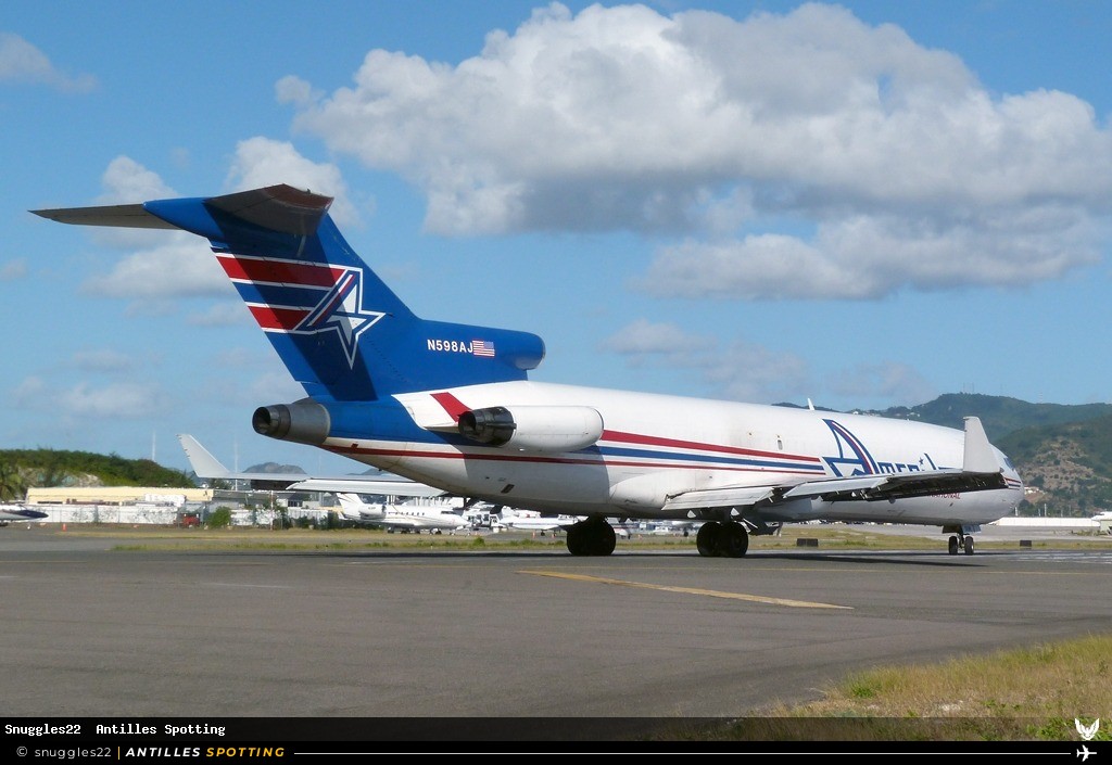 N598AJ · Boeing 727-200, Amerijet International, Sint Maarten – Princess Juliana