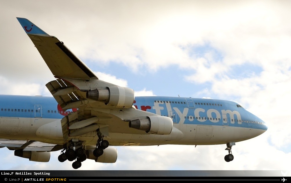 F-HLOV · Boeing 747-400, Corsairfly, Pointe-à-Pitre – Maryse Condé