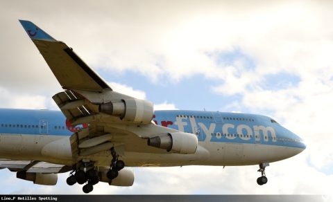 F-HLOV · Boeing 747-400, Pointe-à-Pitre – Maryse Condé