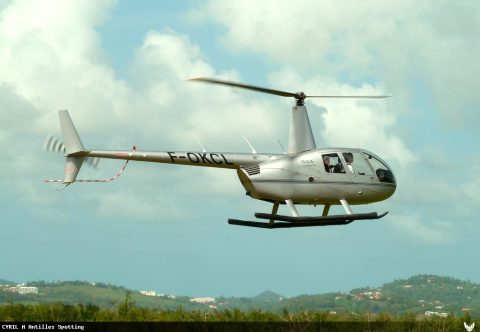 F-OKCL · Robinson R44, Martinique – Aimé Césaire