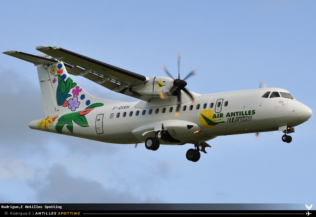 F-OIXH · ATR 42-500, Air Antilles Express, Pointe-à-Pitre – Maryse Condé
