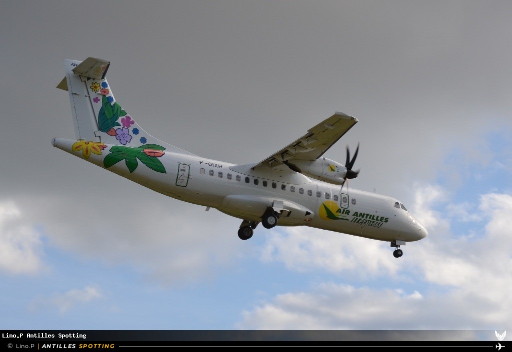 F-OIXH · ATR 42-500, Air Antilles Express, Pointe-à-Pitre – Maryse Condé
