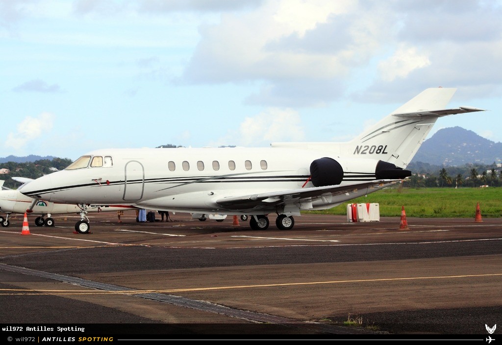 N208L · British Aerospace BAe 125-1000A, Privé, Martinique – Aimé Césaire
