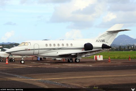 N208L · British Aerospace BAe 125-1000A, Martinique – Aimé Césaire