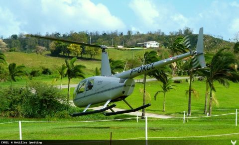 F-OKCL · Robinson R44, Martinique – Aimé Césaire