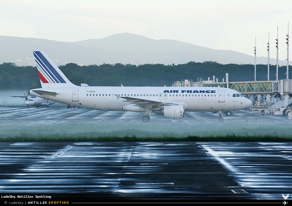 F-GKXC · Airbus A320, Air France, Pointe-à-Pitre – Maryse Condé