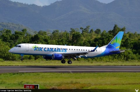 F-OSUD · Embraer E190, Martinique – Aimé Césaire