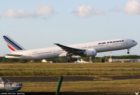 F-GSQX · Boeing 777-300ER, Pointe-à-Pitre – Maryse Condé