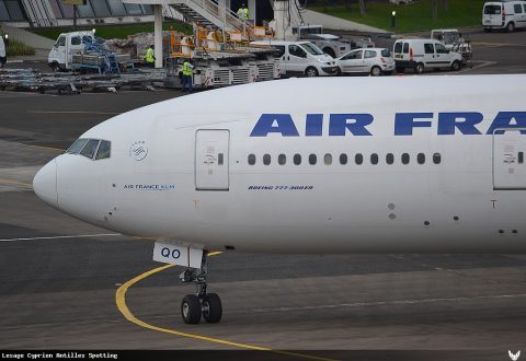 F-GSQO · Boeing 777-300ER, Martinique – Aimé Césaire