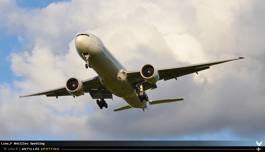 F-GSQP · Boeing 777-300ER, Air France, Pointe-à-Pitre – Maryse Condé