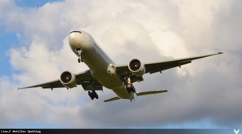 F-GSQP · Boeing 777-300ER, Pointe-à-Pitre – Maryse Condé