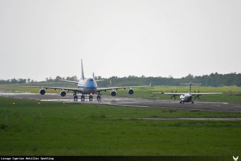 F-GTUI · Boeing 747-400, Martinique – Aimé Césaire