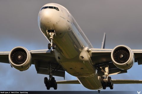 F-GSQP · Boeing 777-300ER, Pointe-à-Pitre – Maryse Condé