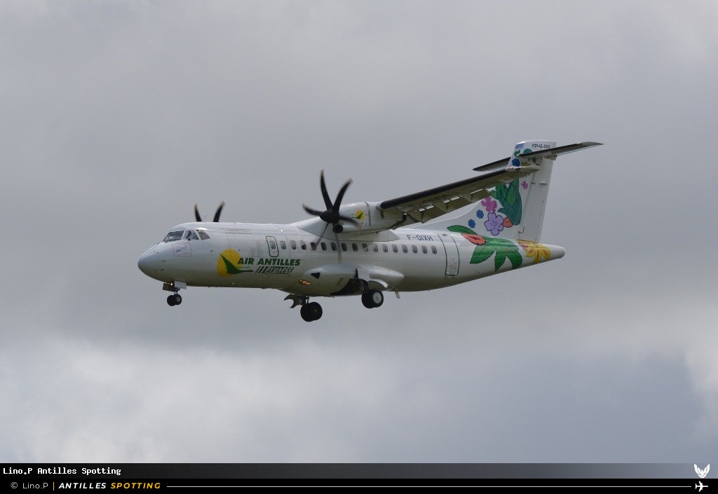 F-OIXH · ATR 42-500, Air Caraïbes, Pointe-à-Pitre – Maryse Condé