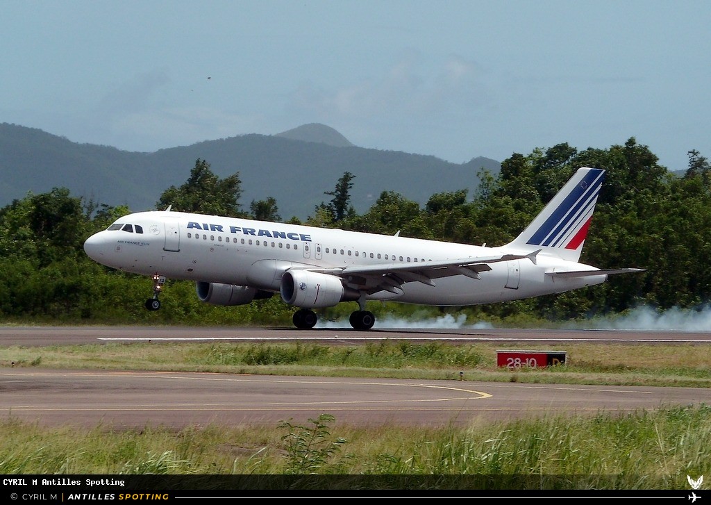 F-GKXC · Airbus A320, Air France, Martinique – Aimé Césaire