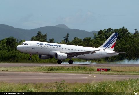 F-GKXC · Airbus A320, Martinique – Aimé Césaire