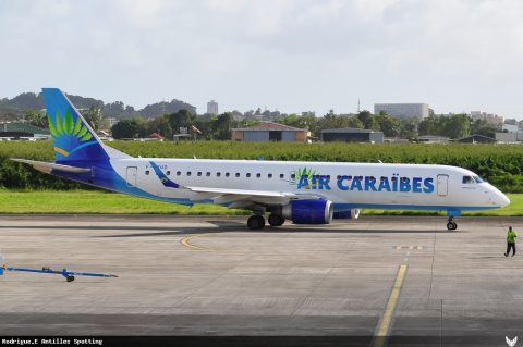 F-OSUD · Embraer E190, Pointe-à-Pitre – Maryse Condé