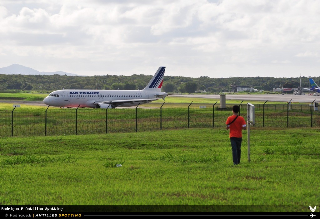 F-GKXC · Airbus A320, Air France, Pointe-à-Pitre – Maryse Condé