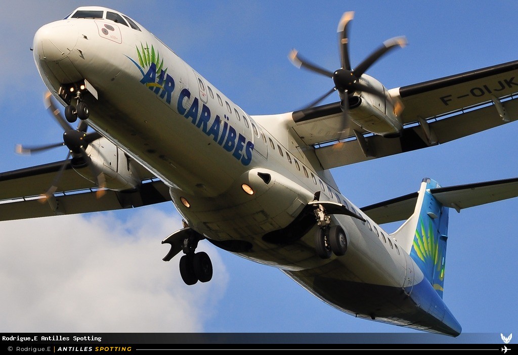 F-OIJK · ATR 72-500, Air Caraïbes, Pointe-à-Pitre – Maryse Condé