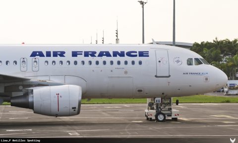 F-GKXQ · Airbus A320, Pointe-à-Pitre – Maryse Condé