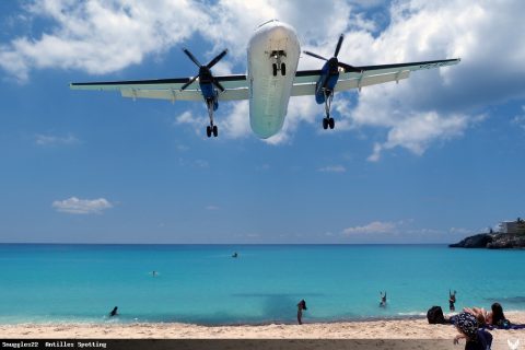 V2-LGI · De Havilland Canada Dash 8-300, Sint Maarten – Princess Juliana