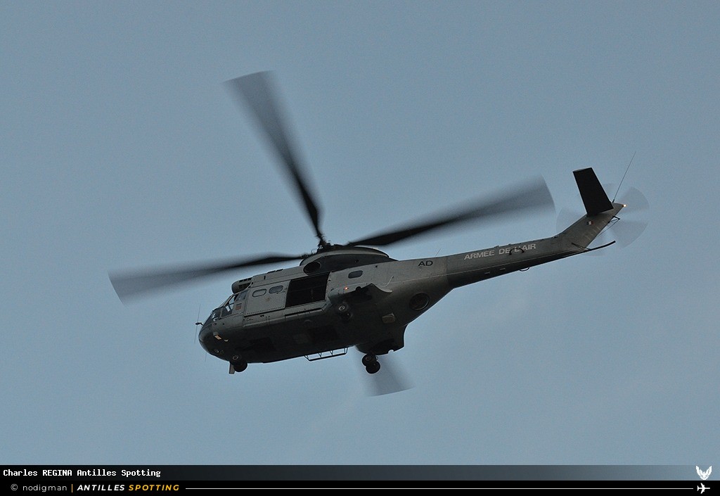 1302/AD · Aérospatiale SA330 Puma, Armée de l'Air, Martinique – Aimé Césaire