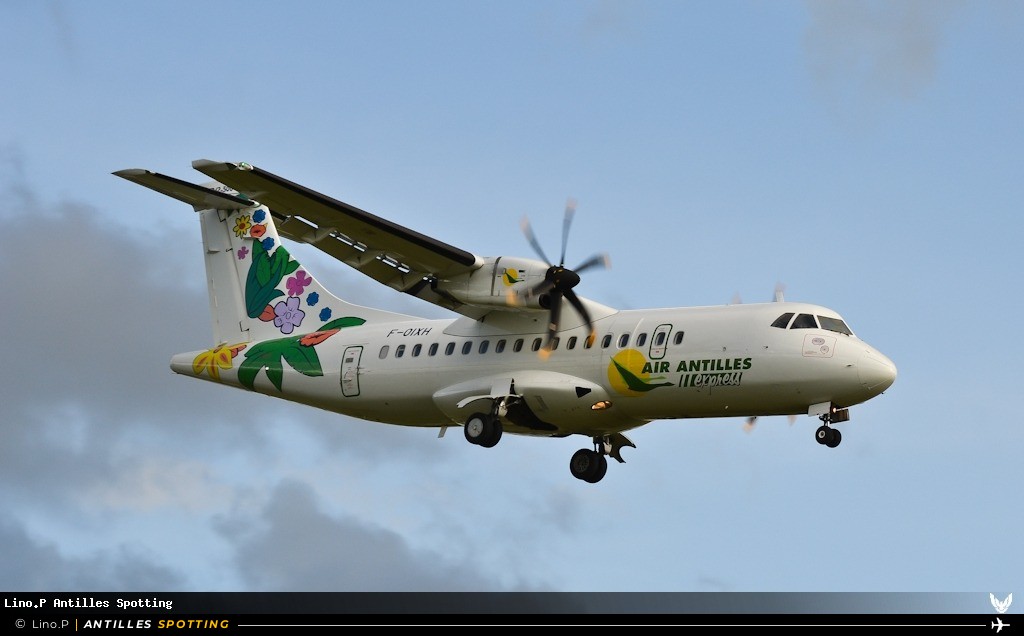 F-OIXH · ATR 42-500, Air Antilles Express, Pointe-à-Pitre – Maryse Condé
