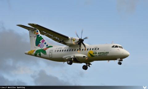 F-OIXH · ATR 42-500, Pointe-à-Pitre – Maryse Condé