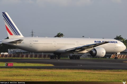 F-GSQT · Boeing 777-300ER, Pointe-à-Pitre – Maryse Condé
