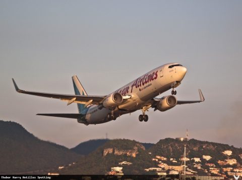 9Y-KIN · Boeing 737-800, Sint Maarten – Princess Juliana