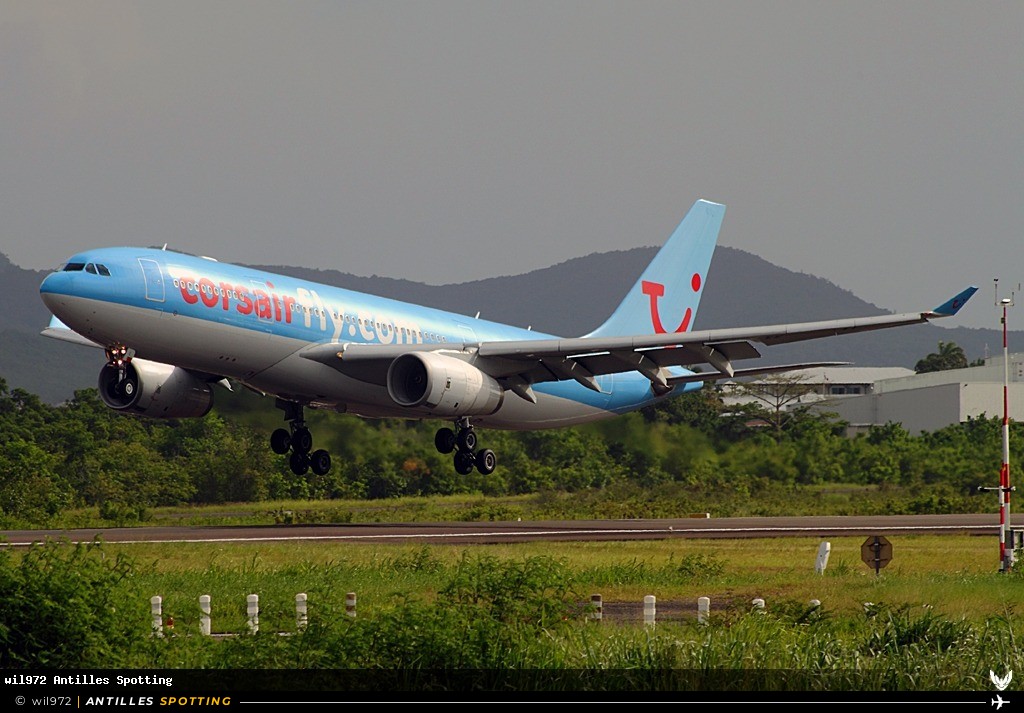 F-HBIL · Airbus A330-200, Corsairfly, Martinique – Aimé Césaire