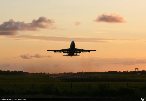 F-GTUI · Boeing 747-400, Martinique – Aimé Césaire