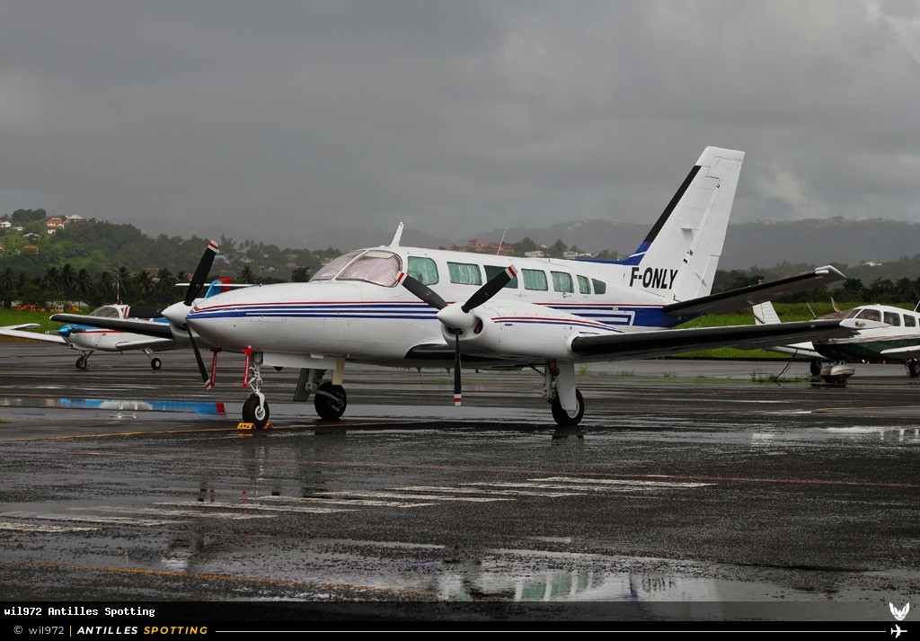 F-ONLY · Cessna 404 Titan, Transports Aériens Intercaraïbes, Martinique – Aimé Césaire