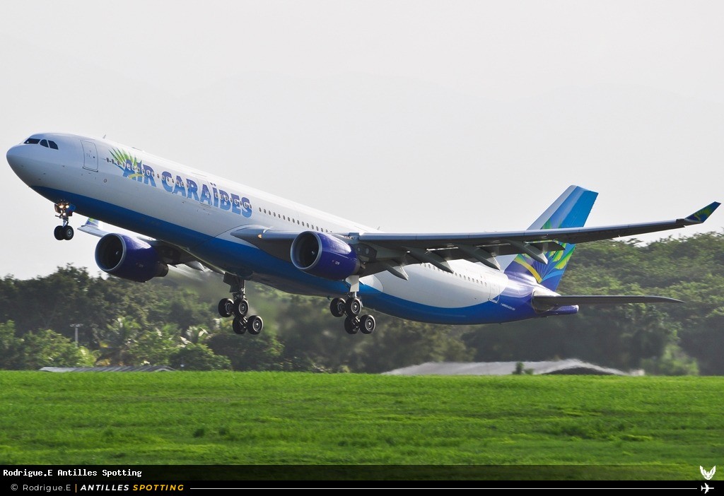 F-GOTO · Airbus A330-300, Air Caraïbes, Pointe-à-Pitre – Maryse Condé