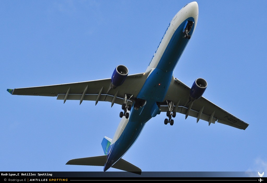 F-GOTO · Airbus A330-300, Air Caraïbes, Pointe-à-Pitre – Maryse Condé