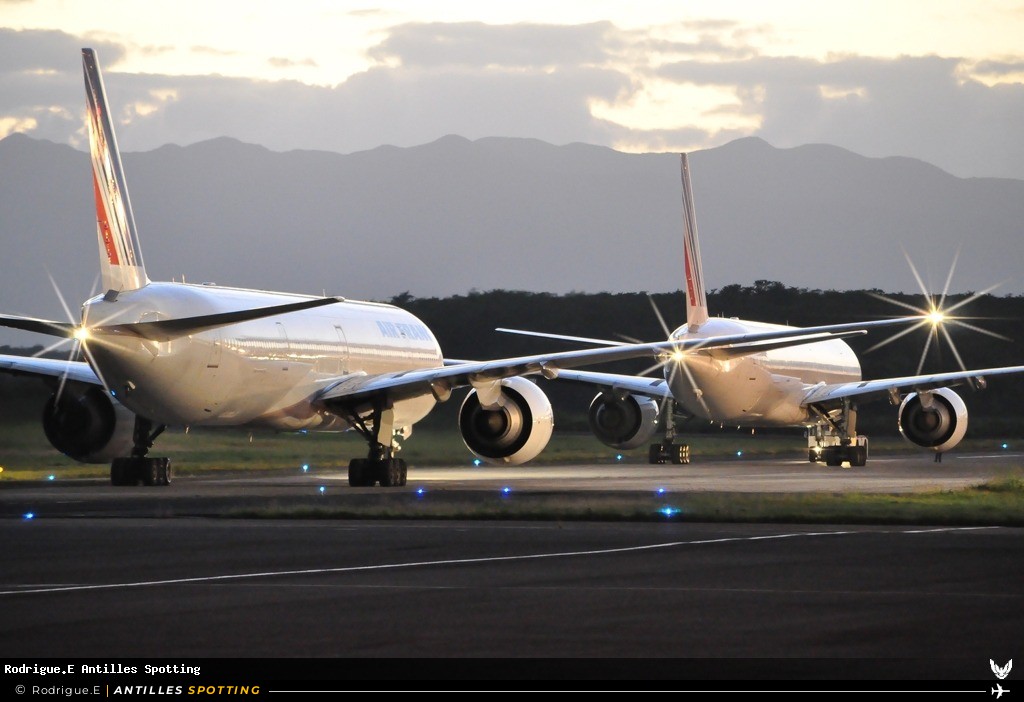F-GSQT · Boeing 777-300ER, Air France, Pointe-à-Pitre – Maryse Condé